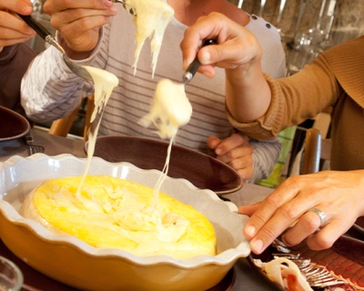 Fondue au Saint-Nectaire