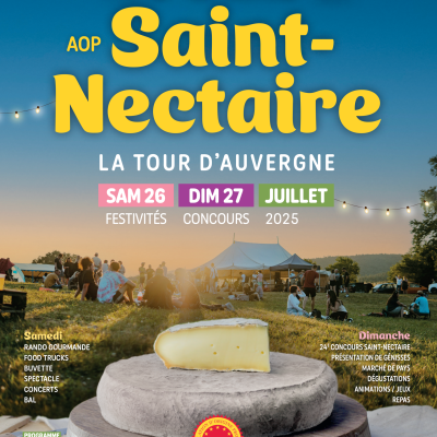 Affiche concours Saint-Nectaire AOP 2025