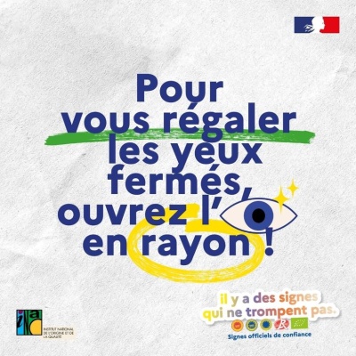 Affiche de la campagne de l'INAO