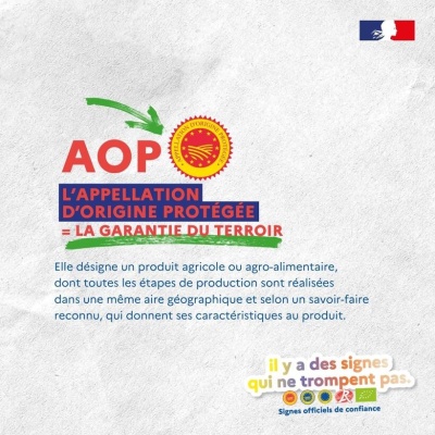 Affiche de la campagne de l'INAO