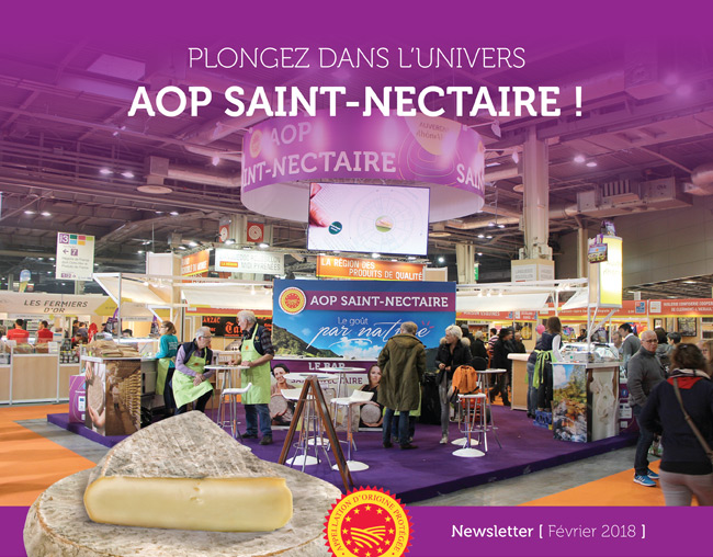 Plongez dans l'univers AOP Saint-Nectaire ! - Newsletter Février 2018