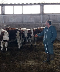 Portrait - Gilles Marche, producteur de lait à Tauves