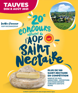 Les meilleurs Saint-Nectaire en lice, à Tauves le 8 août 2021