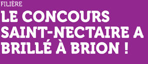 Filière - Le Concours Saint-Nectaire a brillé à Brion !